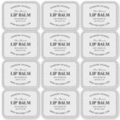 Lip Balm-labels wissen Sticker (Voorkant)