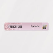 Lip Balm met Logo Gold Glitter Drip Labels (Design 1)