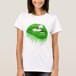 Lip Bijten 4 blad klaver T-shirt