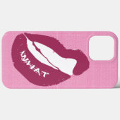 Lip Bite WAT Hoesje-Mate iPhone Case Case (Achterkant (horizontaal))