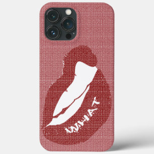 Lip Bite WAT Hoesje-Mate iPhone Case Case
