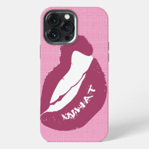 Lip Bite WHAT Case-Mate iPhone Hoesje iPhone 13 Pro Max Hoesje