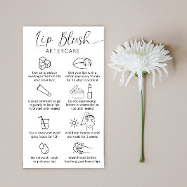 Lip Blush Tattoo Minimale Logo na de Intel Health  Visitekaartje