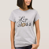 Lip Boss met Gold Kiss Tee Shirt (Voorkant)