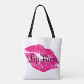 Lip Boss-Tas Tote Bag (Achterkant)