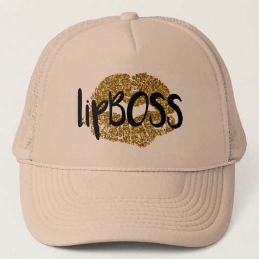 Lip BOSS Trucker Hat Trucker Pet (Voorkant)