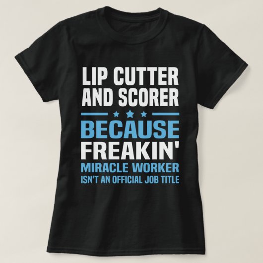 Lip cutter en scorer t-shirt (Design voorkant)