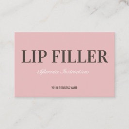 Lip Filler Natercare Visitekaartje