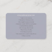 Lip Filler Natercare Visitekaartje (Achterkant)