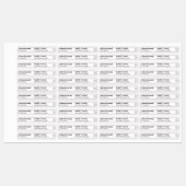 Lip Gloss Eenvoudig Roos Goud Glitter Border Produ Labels (Vel)