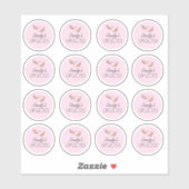 Lip Gloss Packaging uw eigen Logo foto Sticker (Vel)