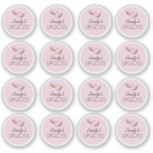 Lip Gloss Packaging uw eigen Logo foto Sticker