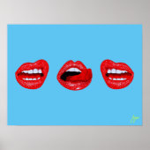 Lip Gloss-Poster Poster (Voorkant)