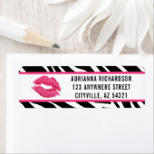 Lip Kiss-adreslabel Lipstick Distributor Lip Kiss Etiket (Insitu)