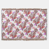 LIP KISSES DEKEN (Voorkant)