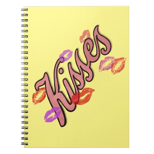 LIP KISSES NOTITIEBOEK (Voorkant)