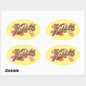 LIP KISSES OVALE STICKER (Vel)