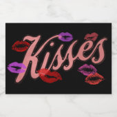 LIP KISSES VOEDSELCONTAINER ETIKET (Enkel label)