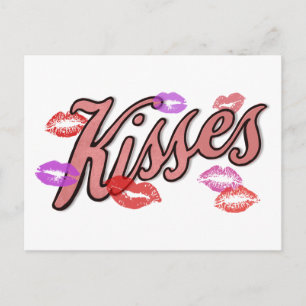 LIP KUSSES  FEESTDAGENKAART
