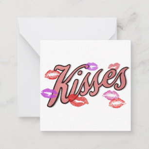 LIP KUSSES NOTITIEKAARTJE