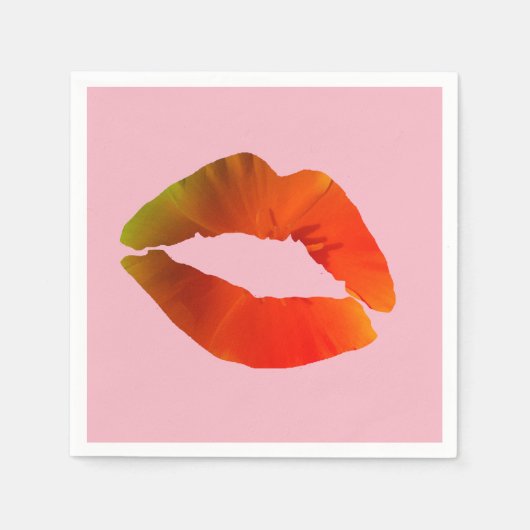 Lip papieren servetten (Voorkant)