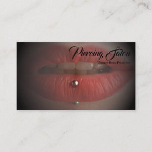Lip Piercing foto Visitekaartje