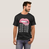 Lip Plug Dermaal Filler Esthetische Verpleegkundig T-shirt (Voorkant volledig)
