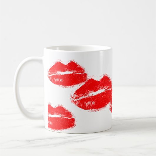 Lip Print Cup Koffiemok (Links)