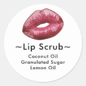 Lip scrub Sticker (Voorkant)