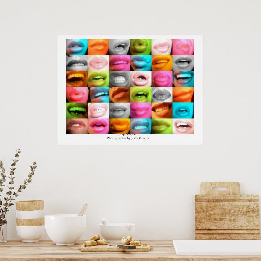 Lip-service Poster (Keuken)