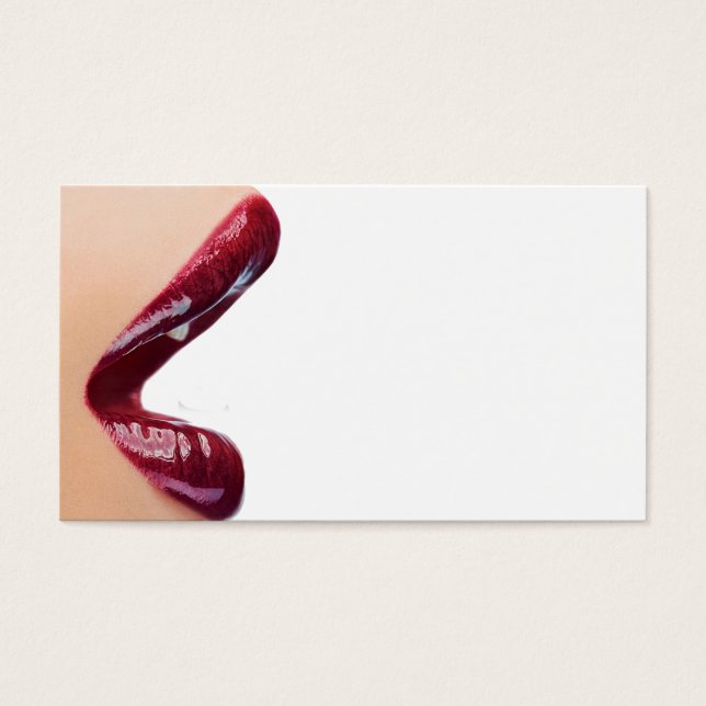 Lip-service Visitekaartjes (Voorkant)