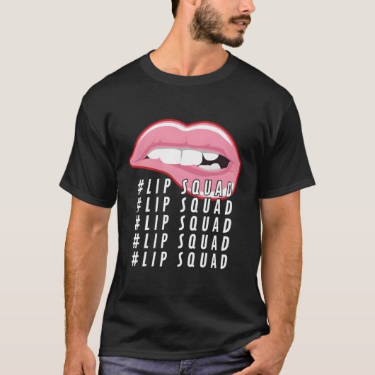 Lip Squad Dermal Filler Esthetische Verpleegster I T-shirt (Voorkant)