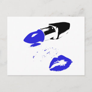 Lip Stick kiss Briefkaart