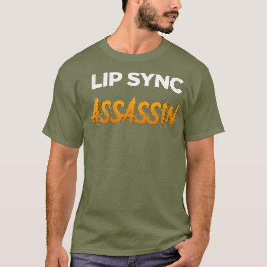 Lip Sync Assassin - Funny Drag Queen T-shirt (Voorkant)
