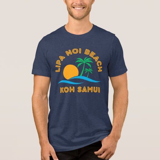 LIPA NOI BEACH-KOH SAMUI Tri-Blend SHIRT (Voorkant)