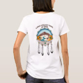 Lipan Apache Tribe Front-Back Women's T-Shirt (Achterkant)