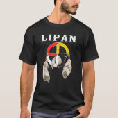 Lipan Apache Tribe Nation Indische Geneeskunde W T-shirt (Voorkant)