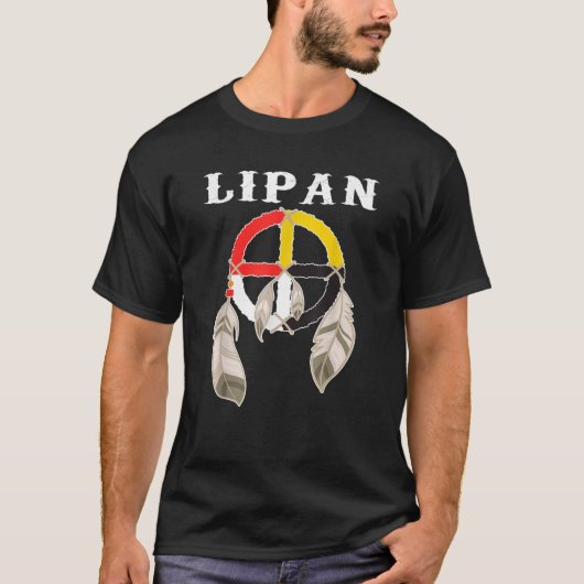 Lipan Apache Tribe Nation Indische Geneeskunde W T-shirt (Voorkant)