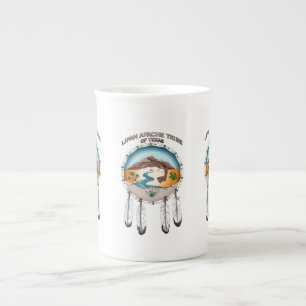 Lipan Apache Tribe van Texas Bone China Mok 10 oz