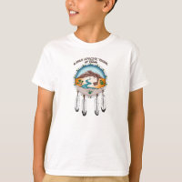 Lipan Apache Tribe van TX Kinderen Basic Hanes T-S