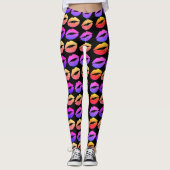 Lipdruk-leggings Leggings (Voorkant)