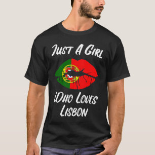 Lipese liefde Portugese vlag Lissabon T-shirt