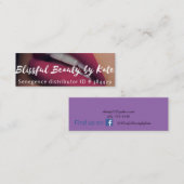 Lipesgevoel Mini Visitekaartje (Voorkant / Achterkant)