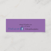 Lipesgevoel Mini Visitekaartje (Achterkant)