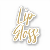 Lipglans Sticker voor opslag (Voorkant)