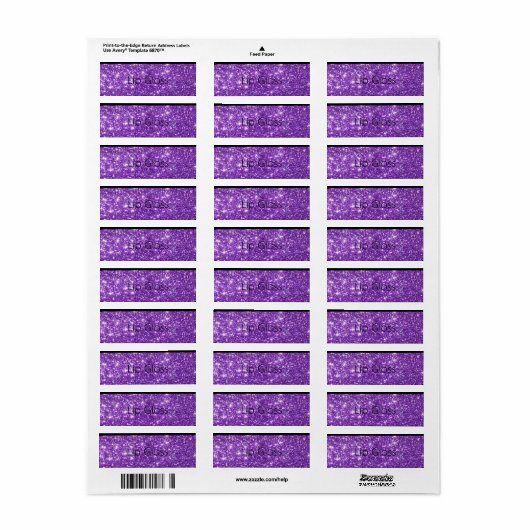 Lipglansetiket Etiket (Full Sheet)