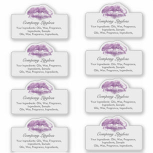 Lipgloss Lip Imprint Logo Ingredient Business Sticker