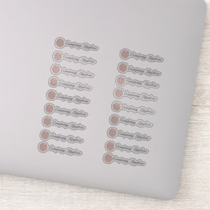 Lipgloss Verpakking Eigen Logo Medium Sticker