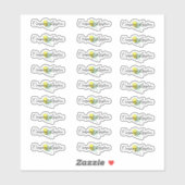 Lipgloss Verpakkingslogo Citroen Merknaam Sticker (Vel)