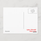 Liphee Waterfall Briefkaart (Achterkant)